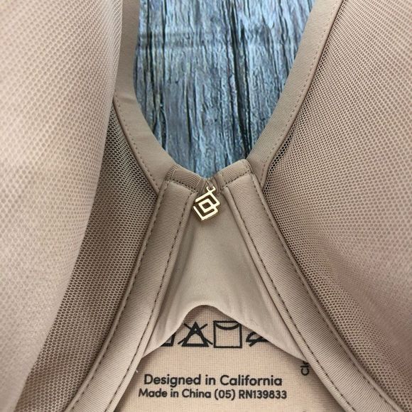 Thirdlove Classic Contour Uplift Taupe Plunge Bra NWT size 46C Mesh Trim - Picture 4 of 10